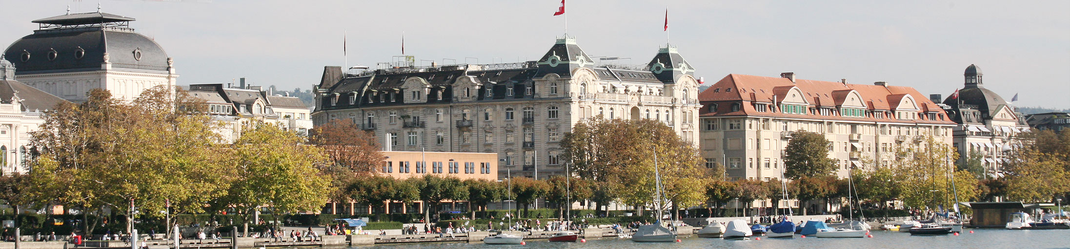 Sicht auf Seehofstrasse
